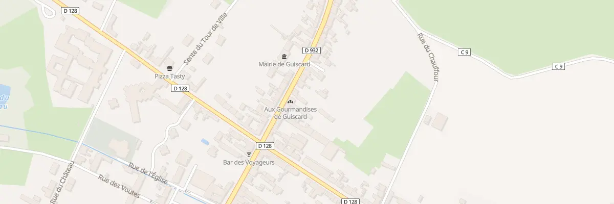 Plan du 100A Rue du Général Leclerc à Guiscard
