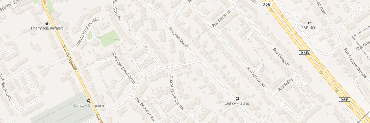 Plan du 310 Rue Jean Jaurès à Cuincy