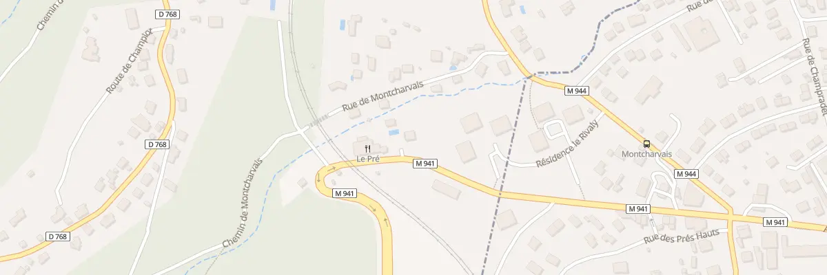 Plan du 5005 Les Pres Hauts à Meilhaud