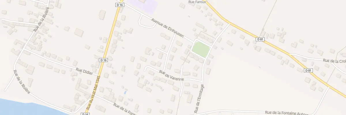 Plan du 3 Rue de Varenne à Attichy