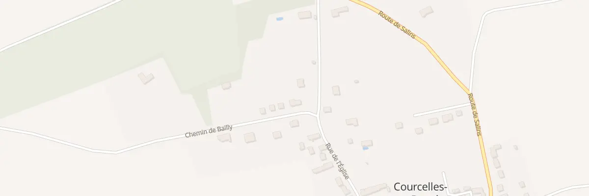 Plan du 2 Che de Bailly à Courcelles-en-Bassée