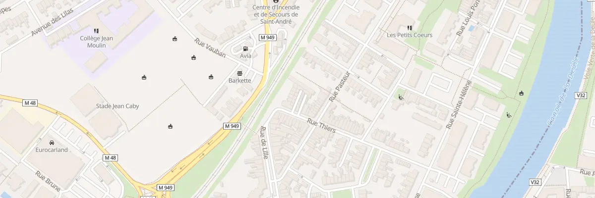 Plan du 8 Cite Duhem à Saint-André-lez-Lille