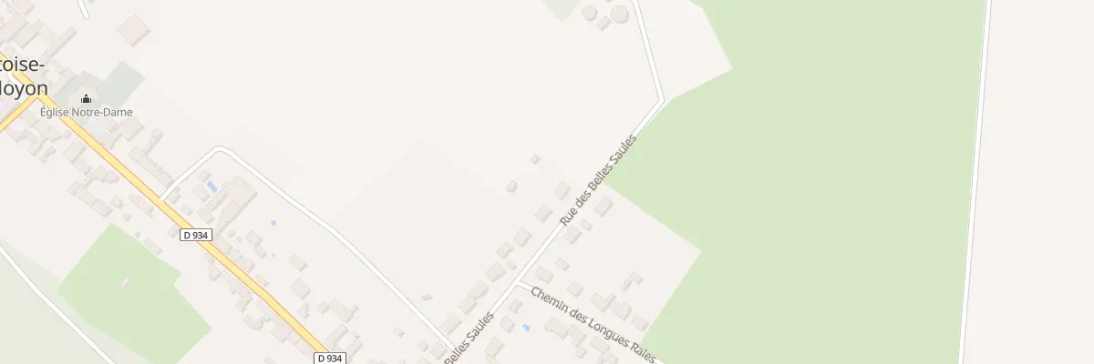Plan du 247 Rue des Belles Saules à Pontoise-lès-Noyon