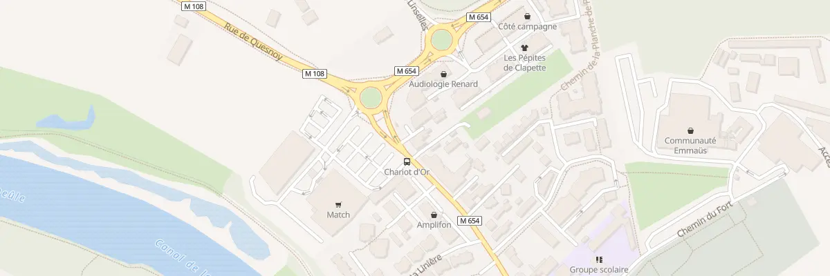 Plan du 104 Rue de Quesnoy à Wambrechies
