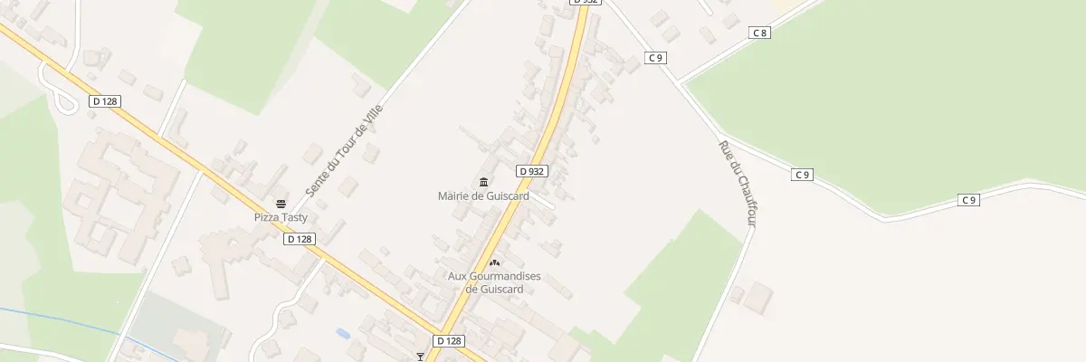 Plan du 152 Rue du Général Leclerc à Guiscard
