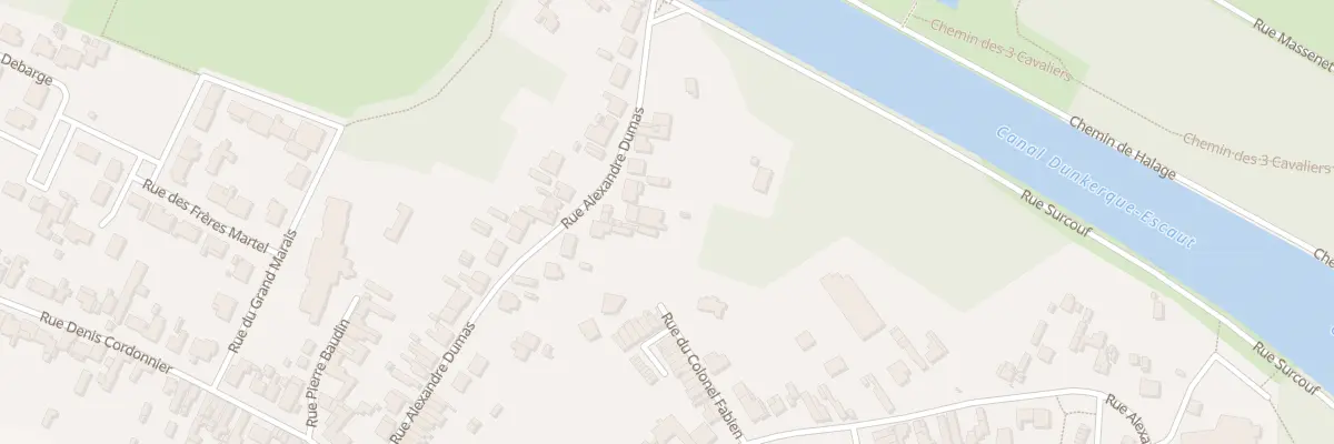 Plan du 56Q Rue Alexandre Dumas à Auby