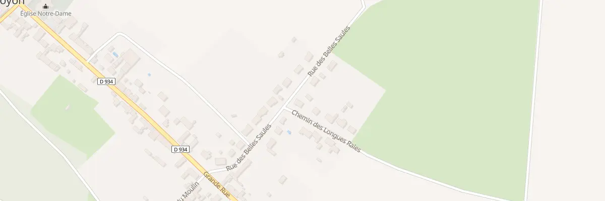 Plan du 9 Che des Longues Raies à Pontoise-lès-Noyon