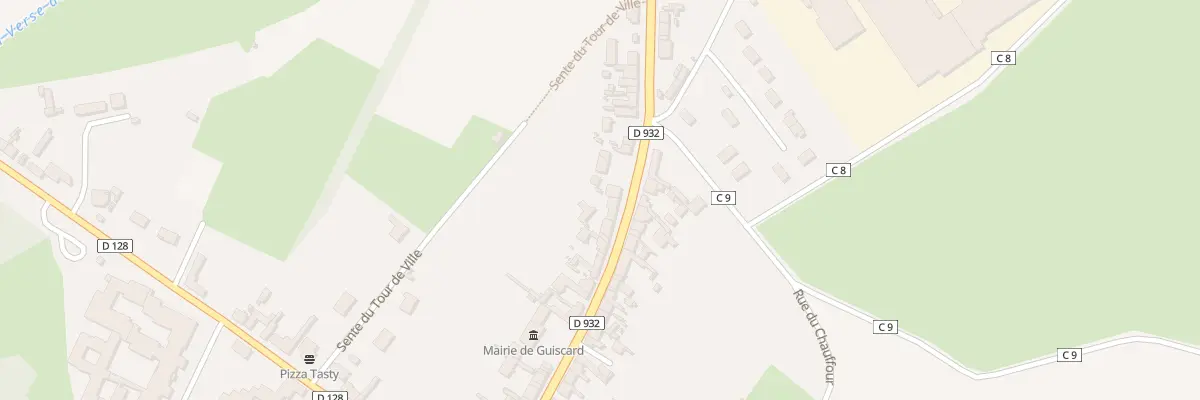 Plan du 243 Rue du Général Leclerc à Guiscard