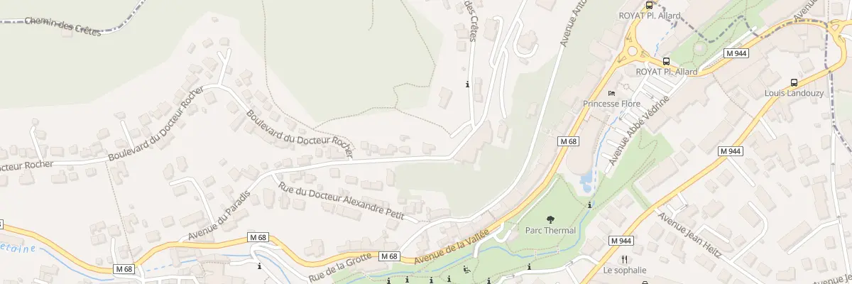 Plan du 29 Av du Paradis à Royat