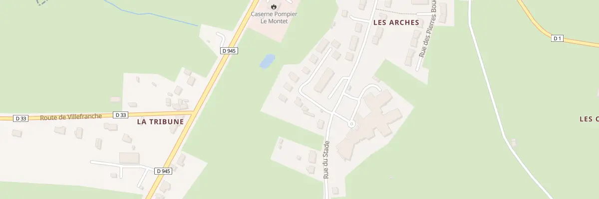 Plan du 4 Rue Roger Bridot au Montet