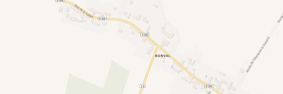 Plan du 69B Rue de la Vallèe à Villethierry