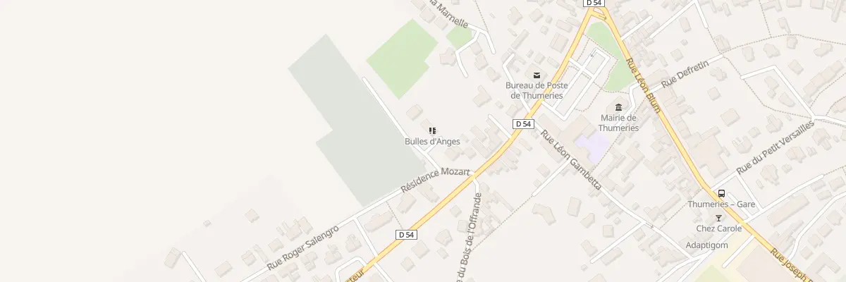 Plan du 44B Rue Roger Salengro à Thumeries