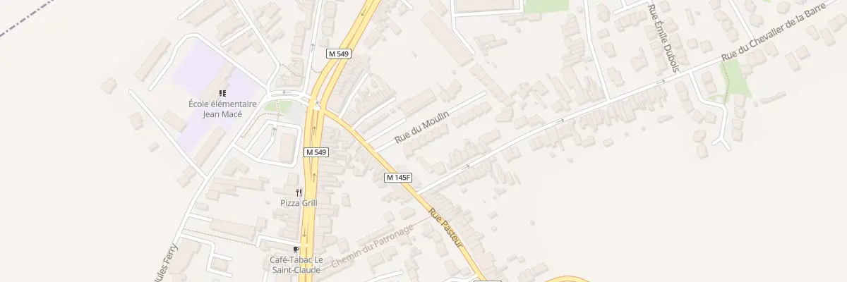 Plan du 6 Rue du Moulin à Wattignies