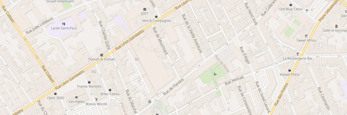 Plan du 32 Rue Mourmant à Lille