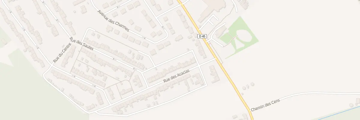 Plan du 8 Rue des Acacias à Corbehem