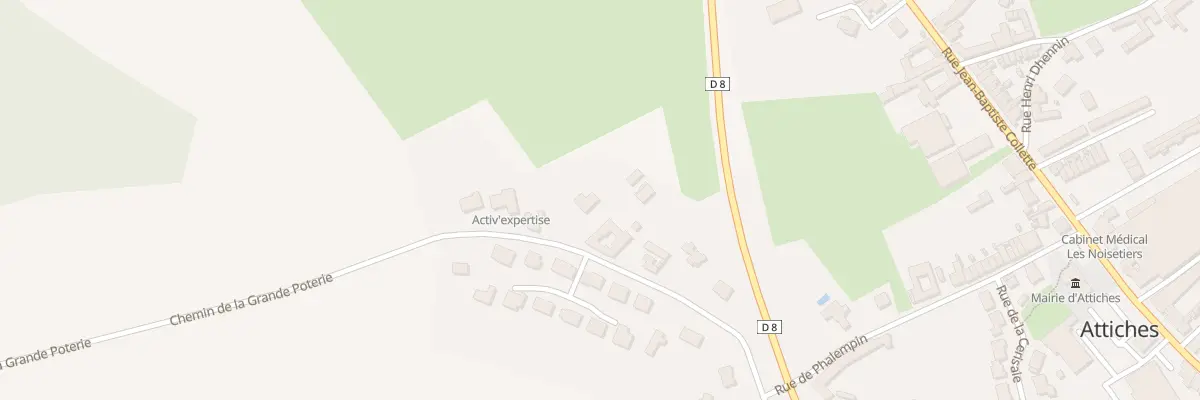 Plan du 40 Rue de la Grande Poterie à Attiches