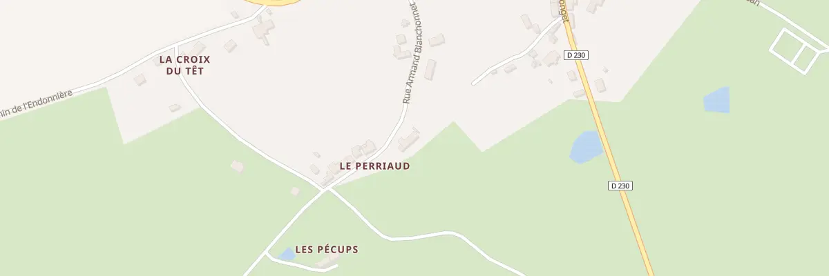 Plan du 5061 Le Perriaud à Gipcy