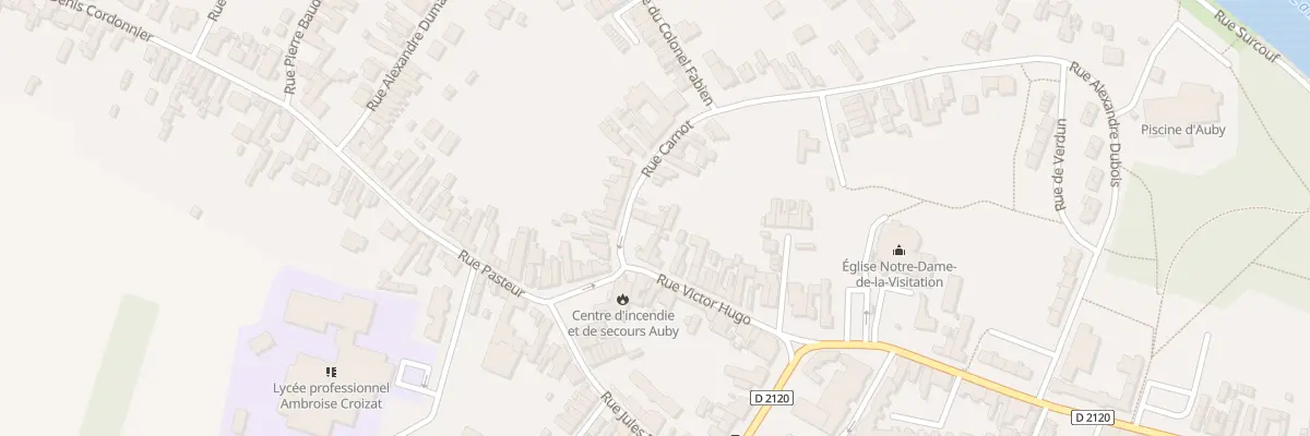 Plan du 4B Rue Carnot à Auby