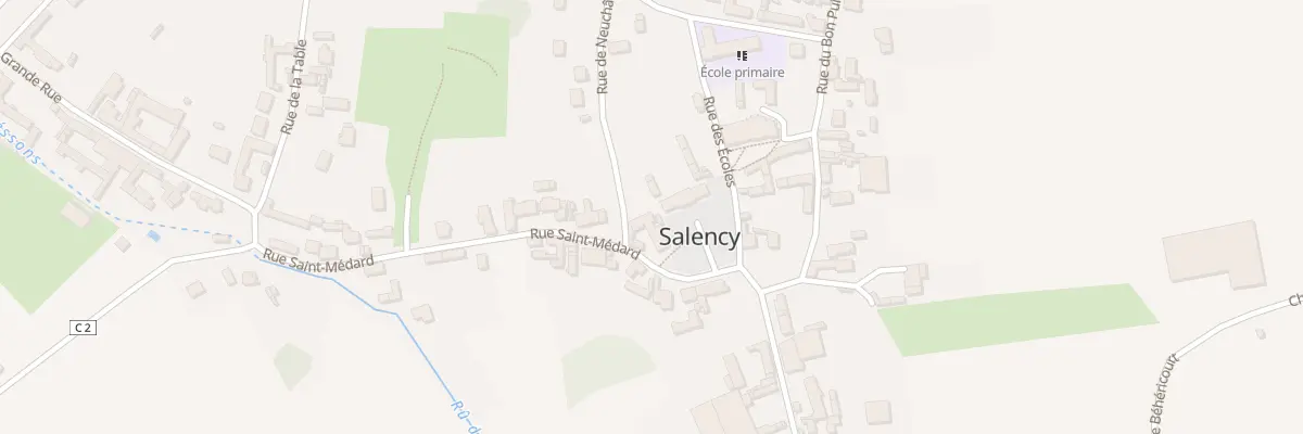 Plan du 285B Rue de Neufchatel à Salency