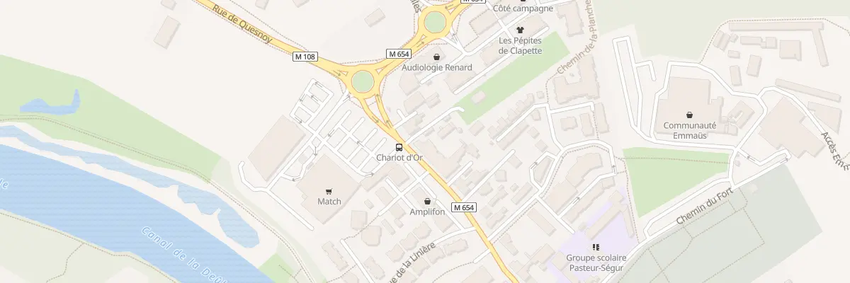 Plan du 96D Rue de Quesnoy à Wambrechies