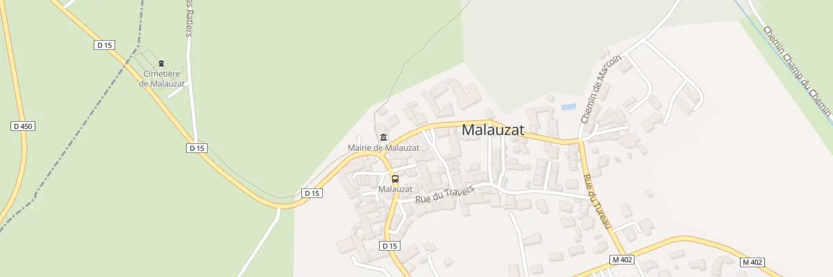 Plan du 2 Pl de la Cruchale à Malauzat
