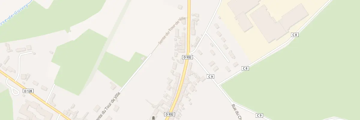 Plan du 301 Rue du Général Leclerc à Guiscard