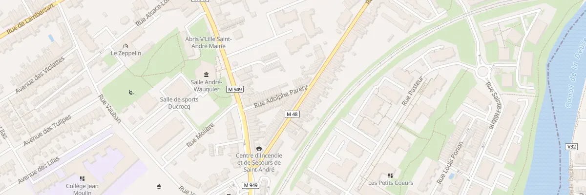 Plan du 41 Rue Sadi Carnot à Saint-André-lez-Lille