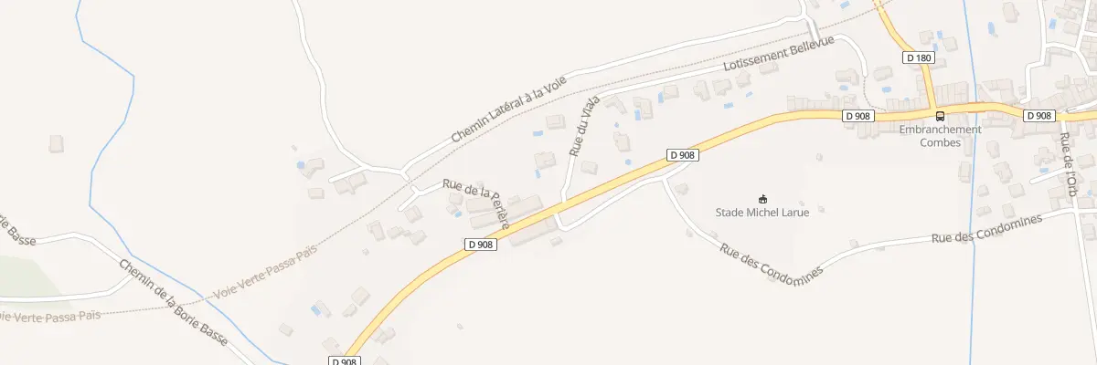Plan du 5633F Diagou au Poujol-sur-Orb