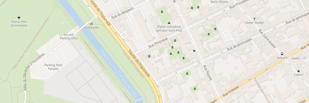 Plan du 103 Rue Princesse à Lille