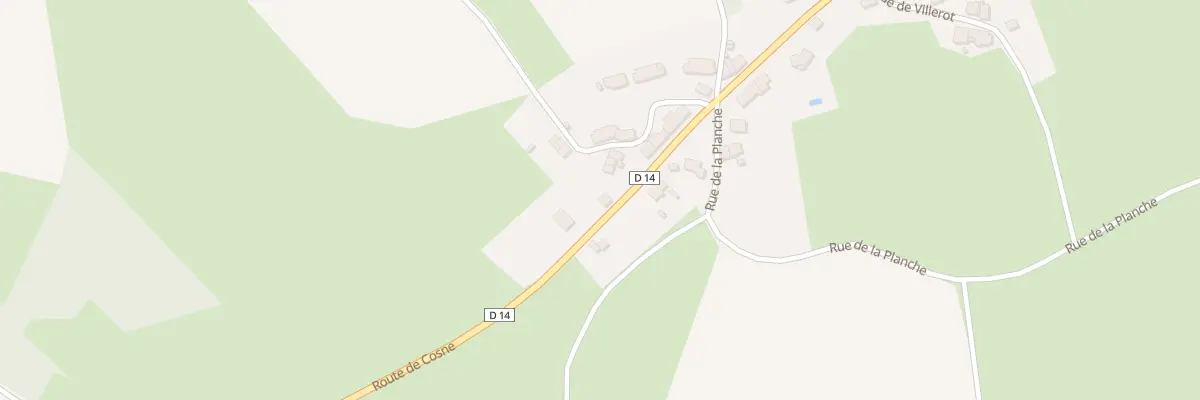 Plan du 78 Rte de Cosne à Alligny-Cosne
