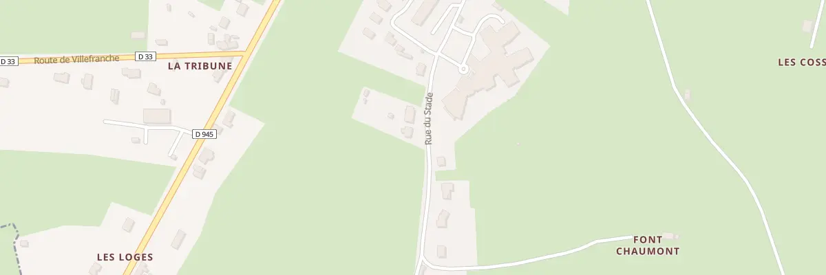 Plan du 24 Rue du Stade au Montet