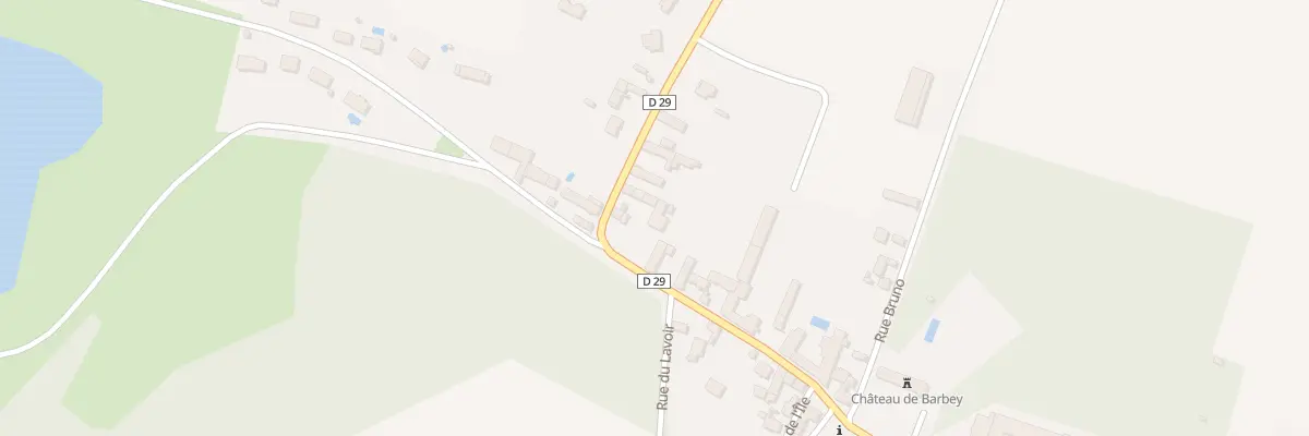 Plan du 6 Rte de Marolles à Barbey