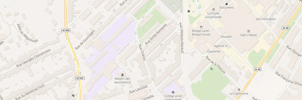 Plan du 7 Rue Varlet à Saint-André-lez-Lille
