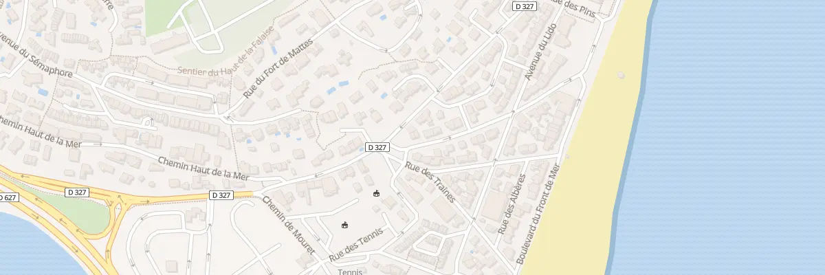 Plan du 1 Av de la Côte Revée à Leucate