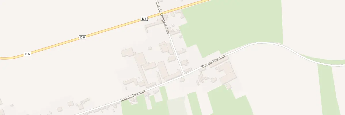 Plan du 1 Rue de Longavesnes à Tincourt-Boucly