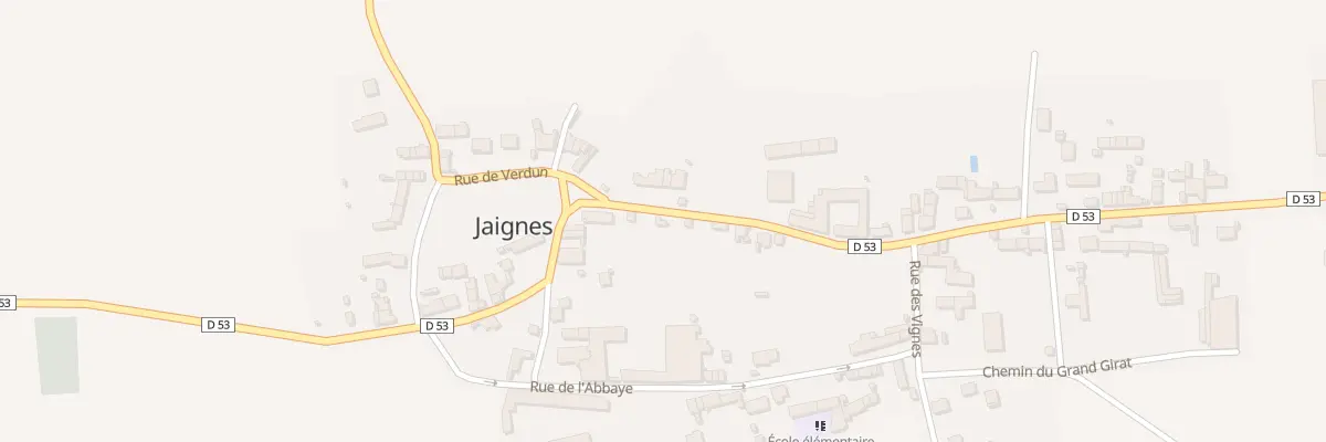 Plan du 10 Rue de Verdun à Jaignes