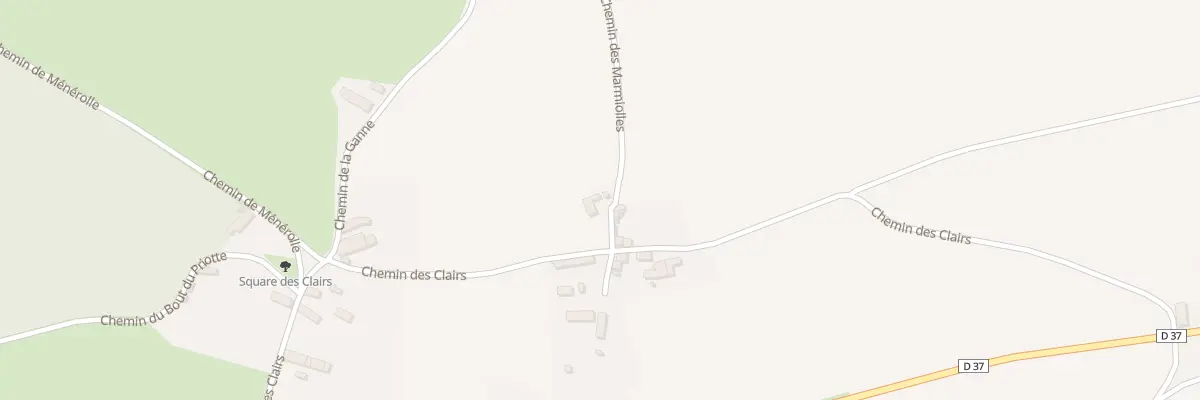 Plan du 3 Che des Marmiolles à Sussat