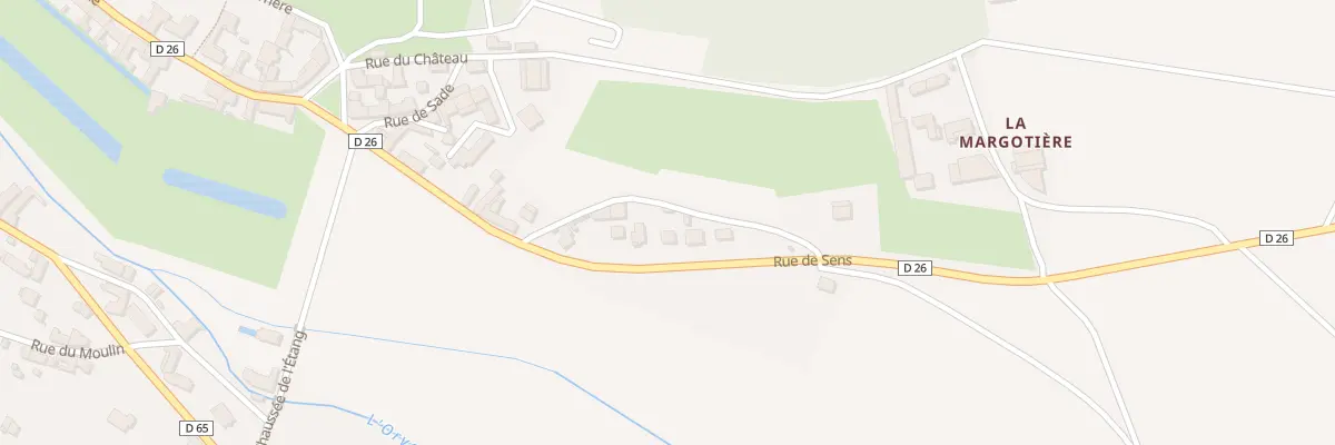 Plan du 17 Rue de Sens à Vallery