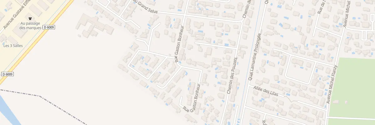 Plan du 13 Rue Gaston Bonheur à Coursan