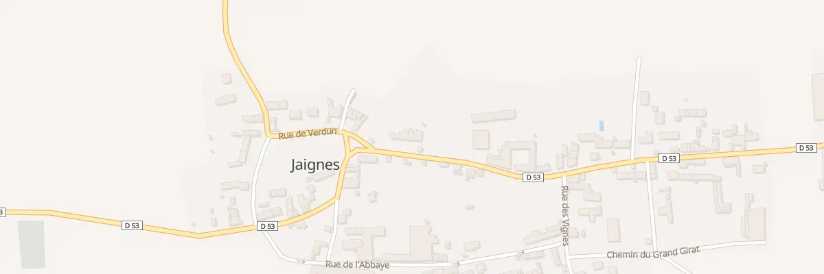 Plan du 17 Rue de Verdun à Jaignes