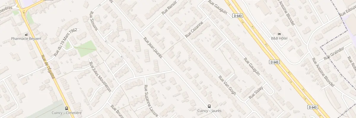 Plan du 303 Rue Jean Jaurès à Cuincy