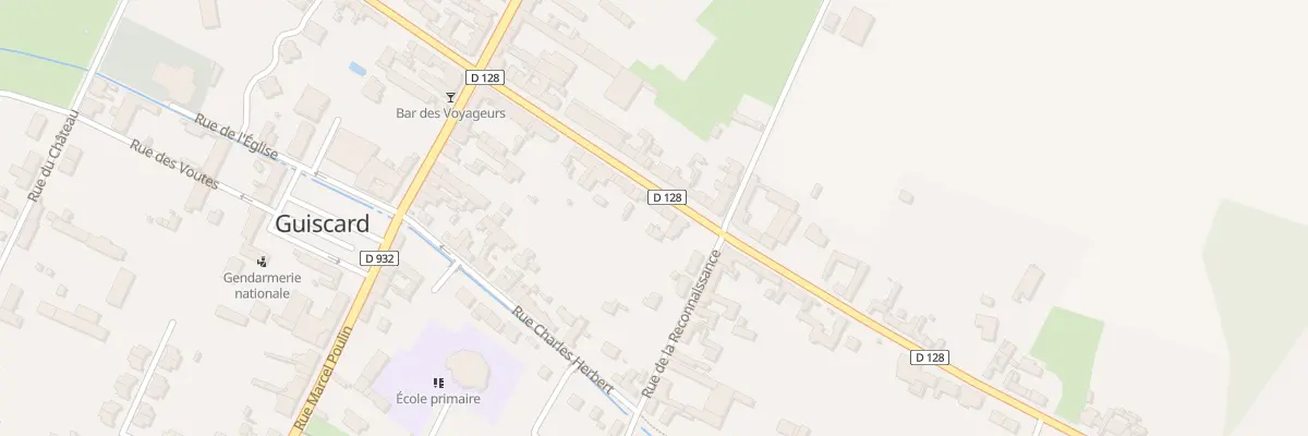 Plan du 160 Rue Marcel Viseur à Guiscard