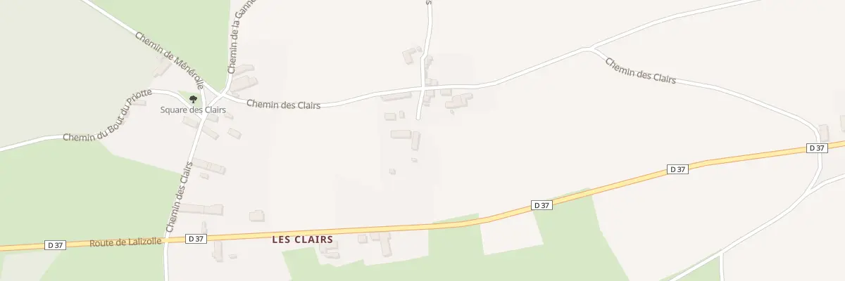 Plan du 5 Imp des Clairs à Sussat