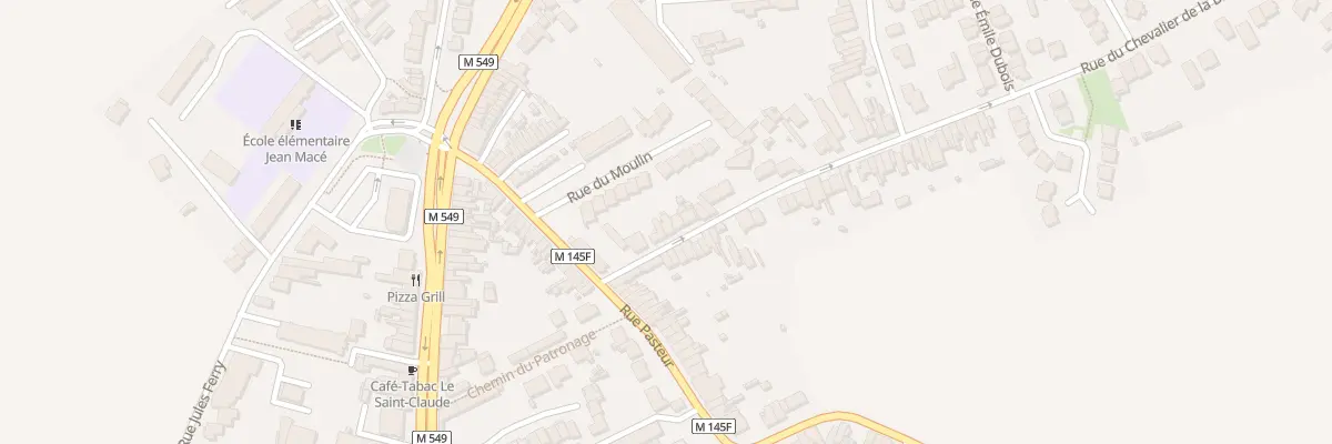 Plan du 3 Rue du Chevalier de La Barre à Wattignies
