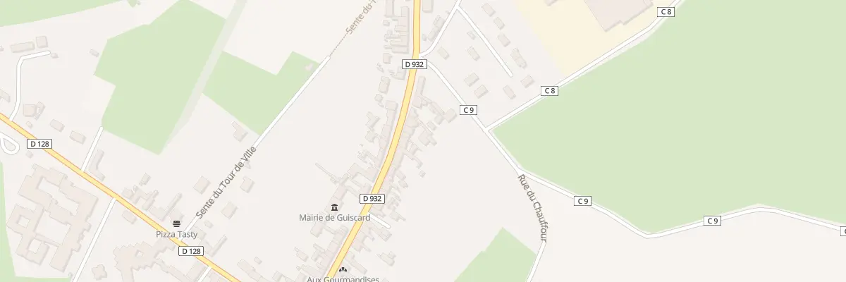 Plan du 248 Rue du Général Leclerc à Guiscard