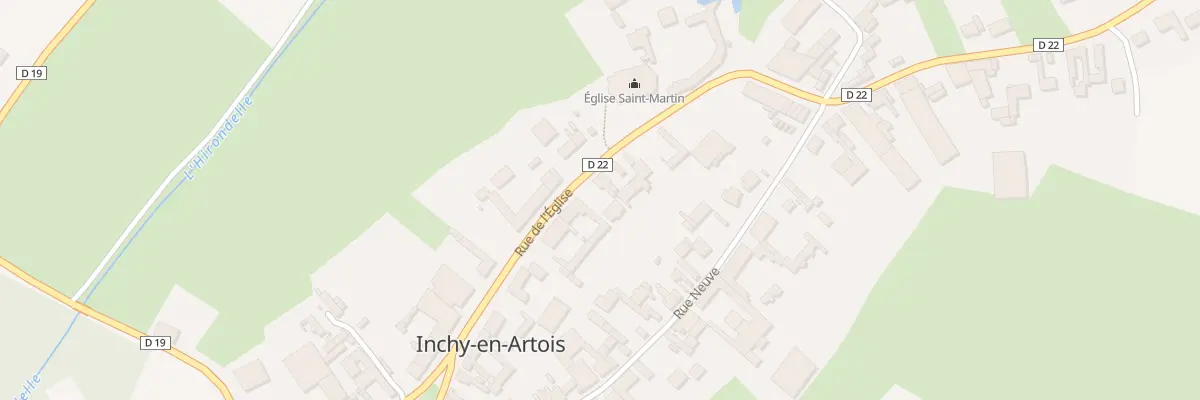 Plan du 27 Rue de l’Eglise à Inchy-en-Artois