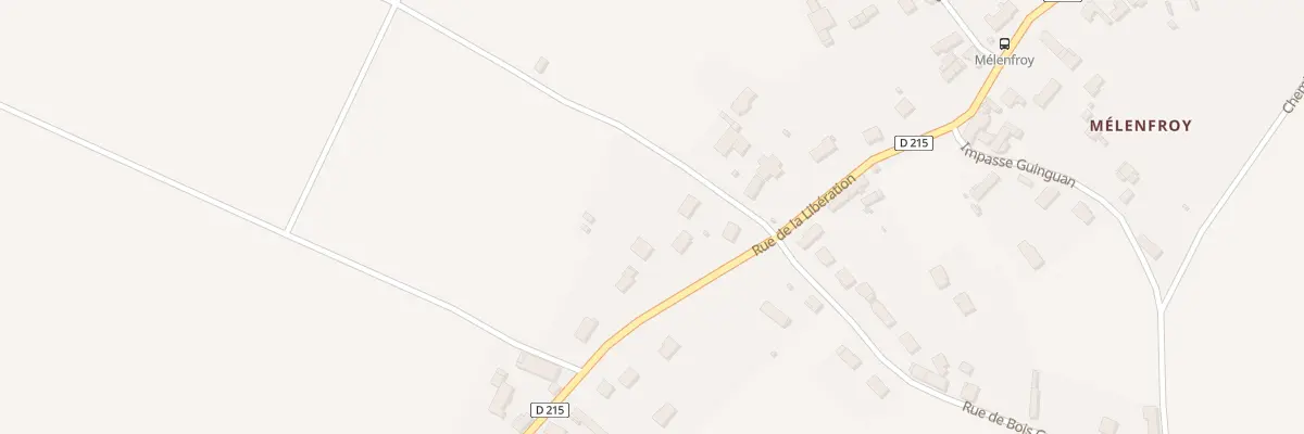 Plan du 9 Rue de la Libération à Pécy
