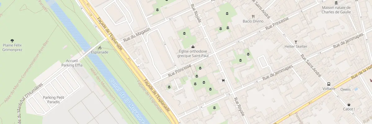 Plan du 106 Rue Princesse à Lille