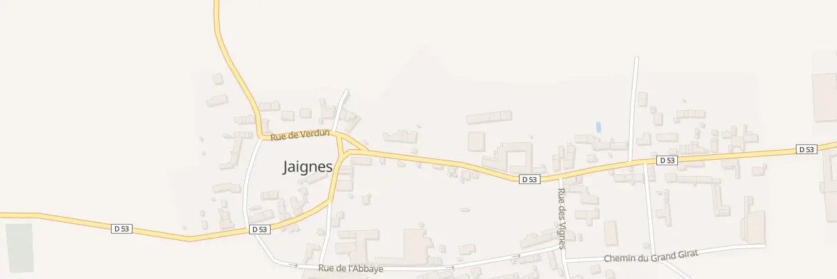 Plan du 19 Rue de Verdun à Jaignes