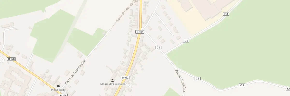 Plan du 272 Rue du Général Leclerc à Guiscard
